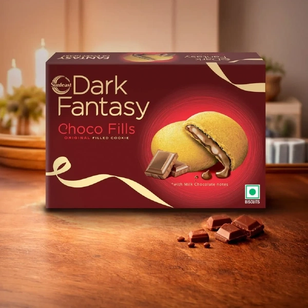 Sunfeast Dark Fantasy Choco Fills Chocolate Biscuit Pack
