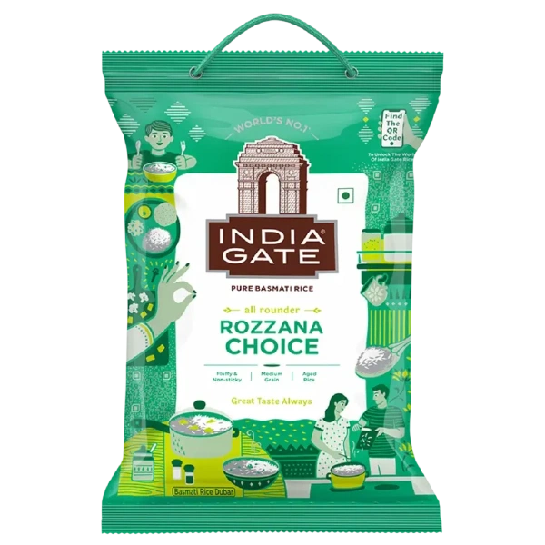 India Gate All Rounder Rozzana Choice Basmati Rice