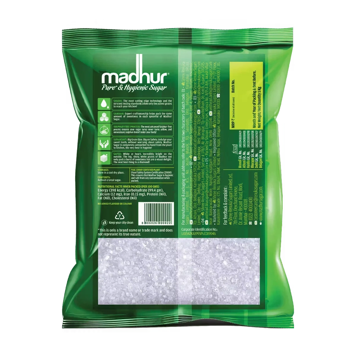 Pure & Hygienic White Sugar