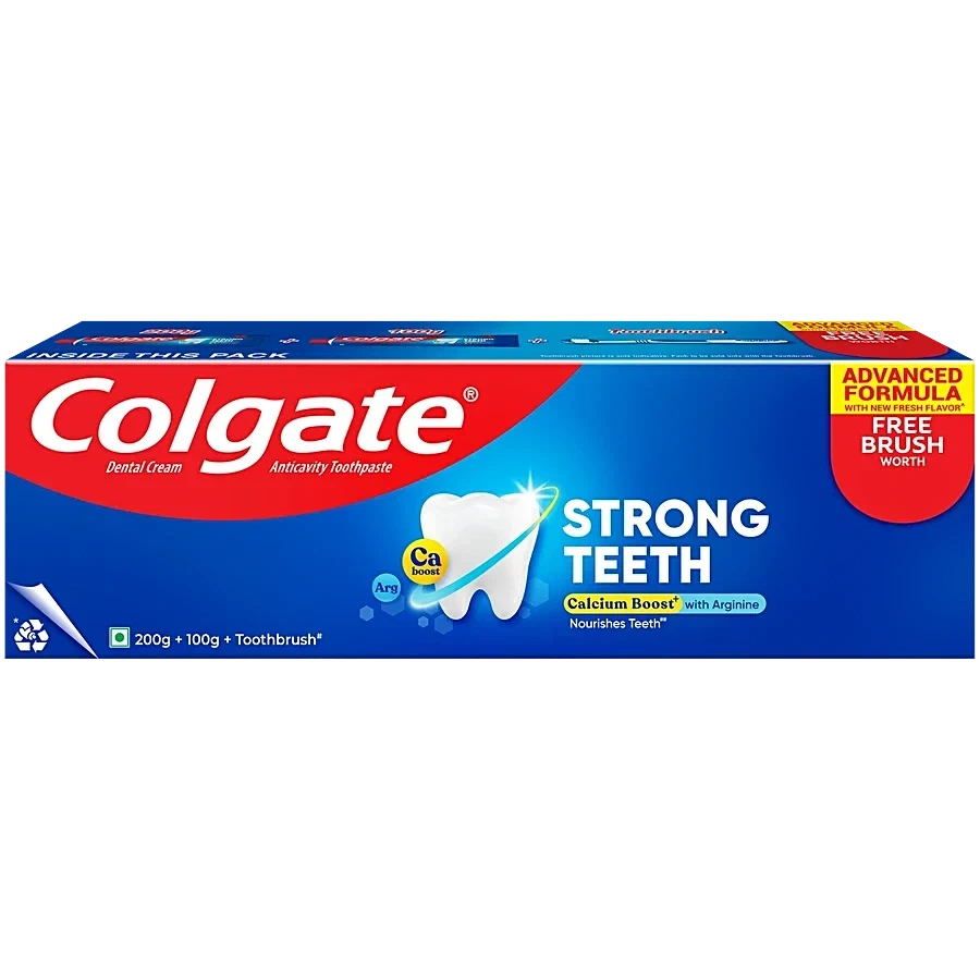 Strong Teeth Anticavity Toothpaste (With Free Toothbrush)